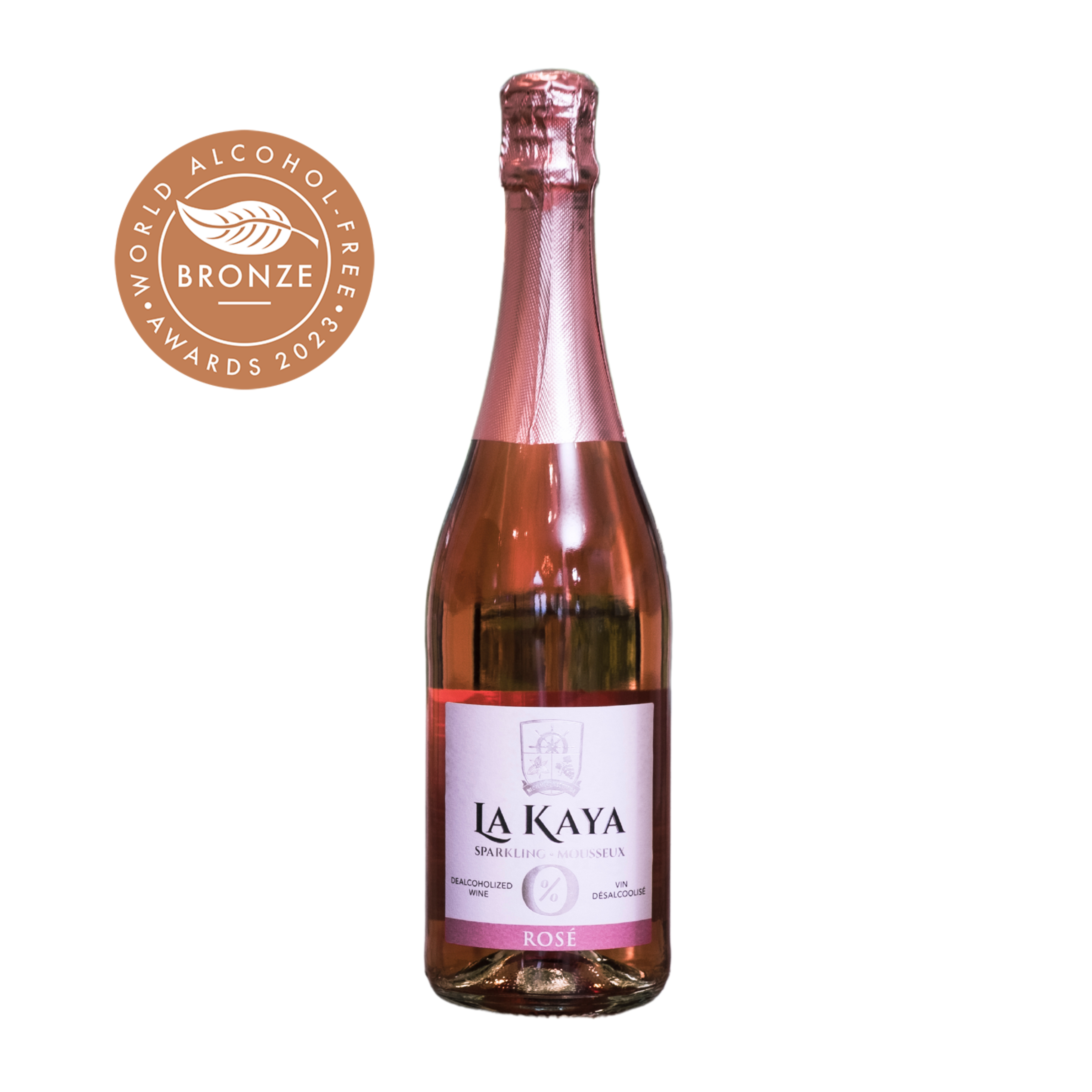 La Kaya Sparkling Rosé 750 Ml - Non Alcoholic Rosé