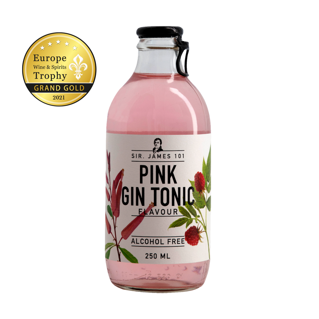 Sir James 101 Pink Gin & Tonic | 4-pack