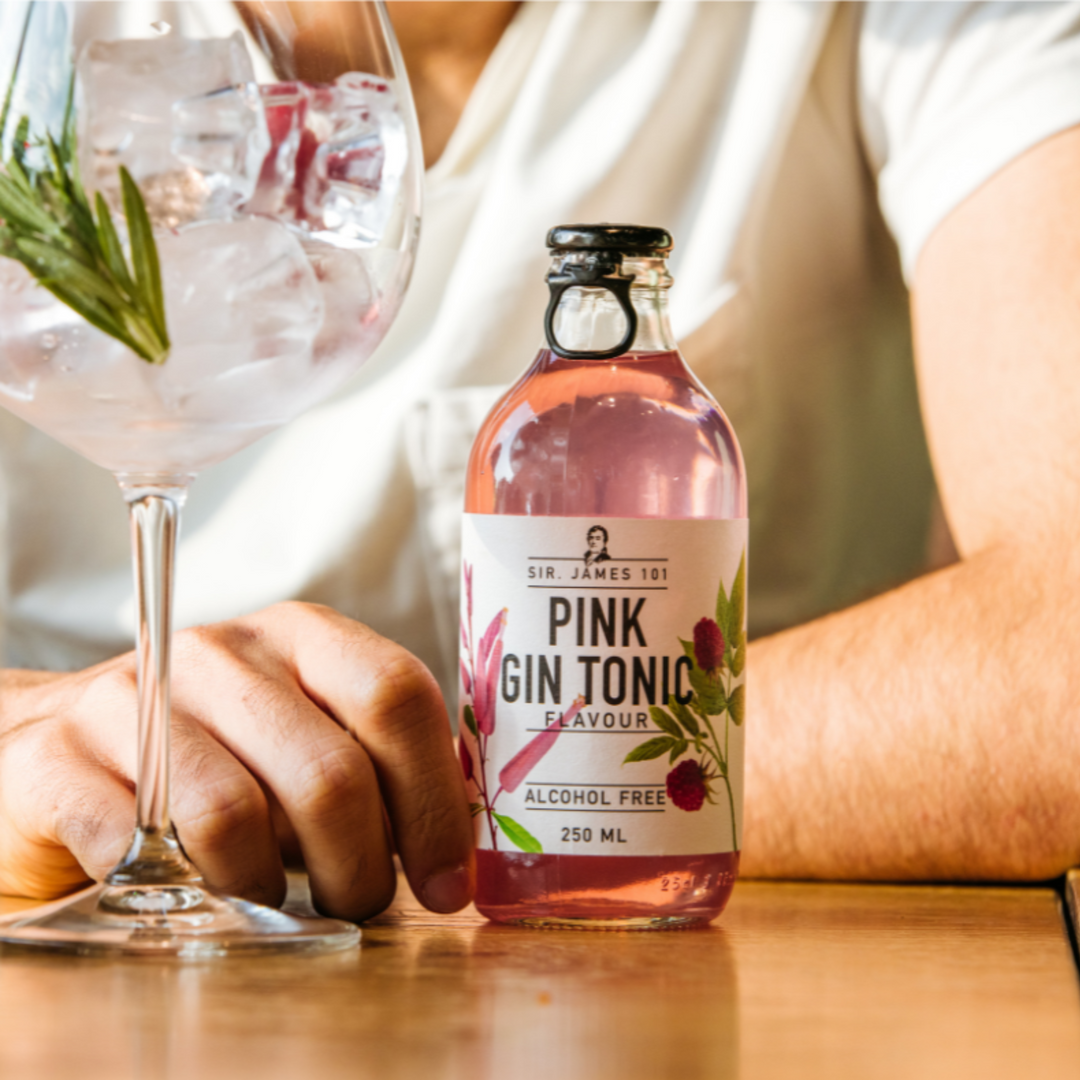 Sir James 101 Pink Gin & Tonic | 4-pack