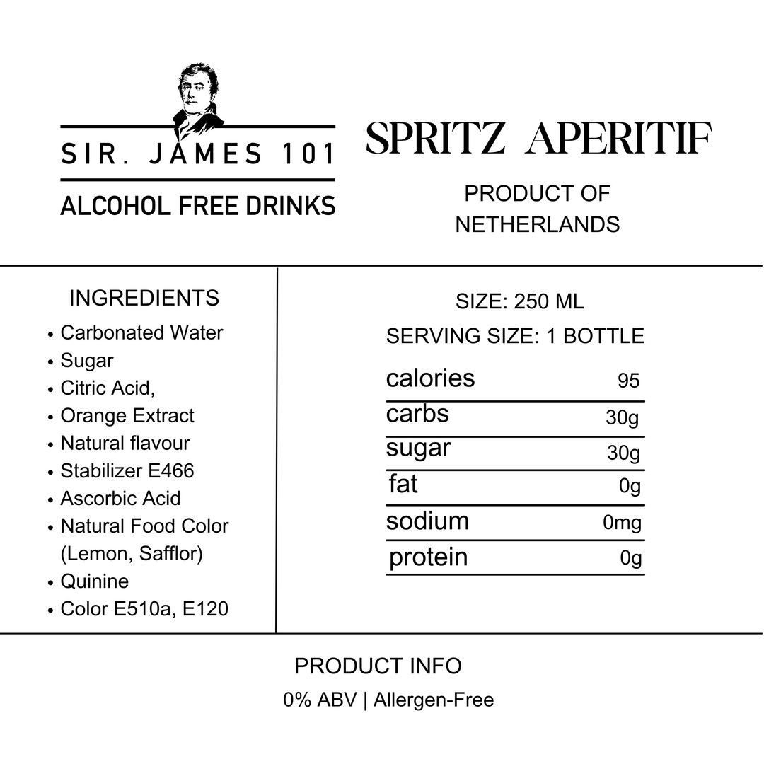 Sir James 101 Spritz Aperitif | 4-pack