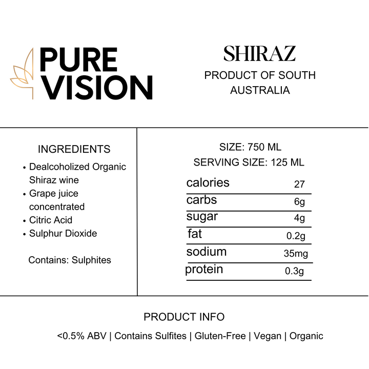 Pure Vision Zero Shiraz