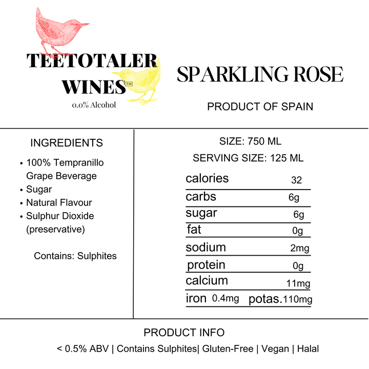 Teetotaler Sparkling Rosé