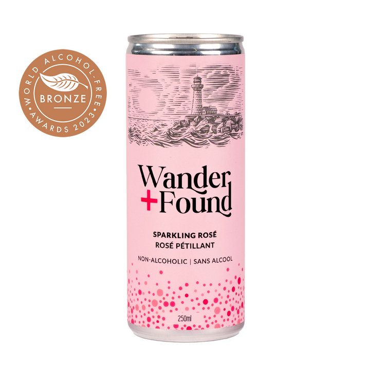 Wander + Found Sparkling Rosé - Single Serve Can | 4-pack