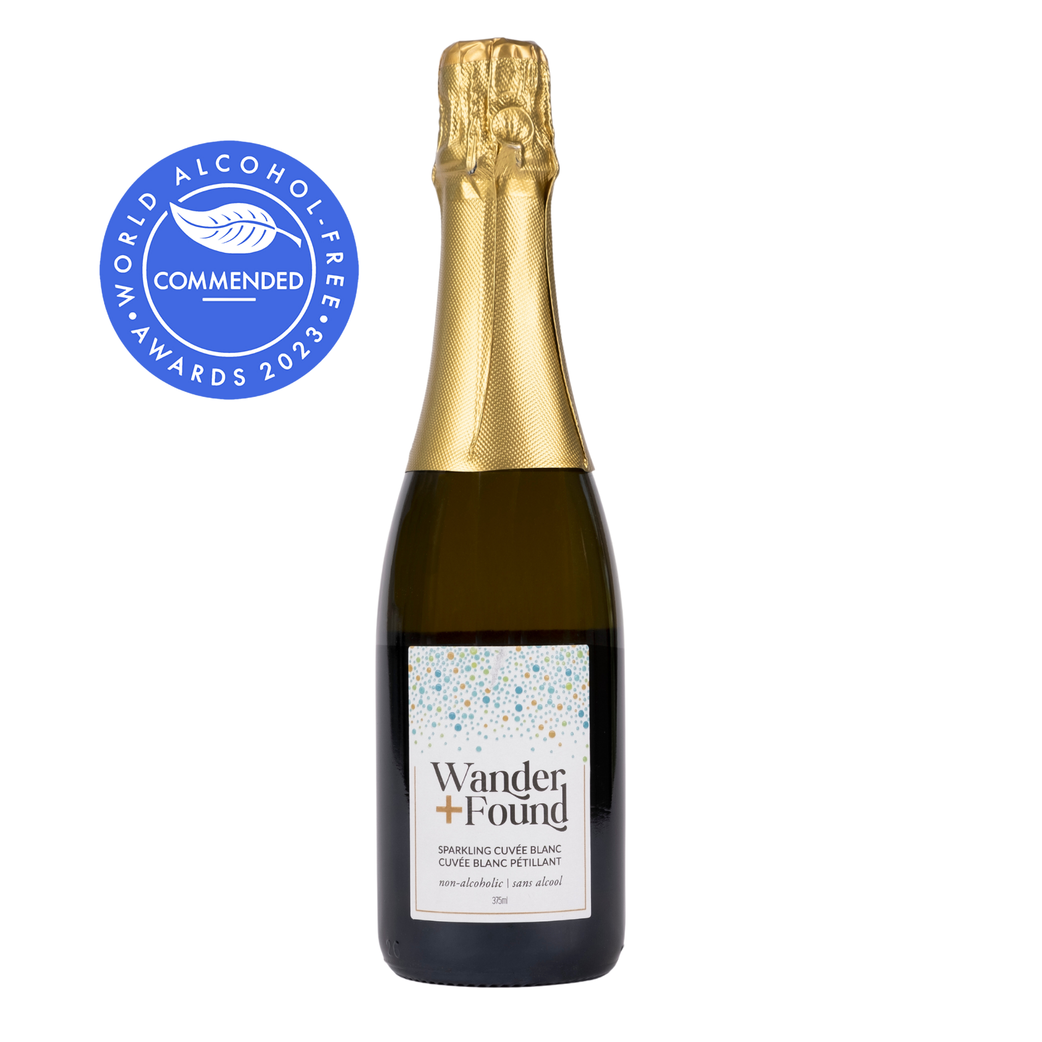 Wander + Found Sparkling Cuveé Blanc 375Ml - Non Alcoholic Wine